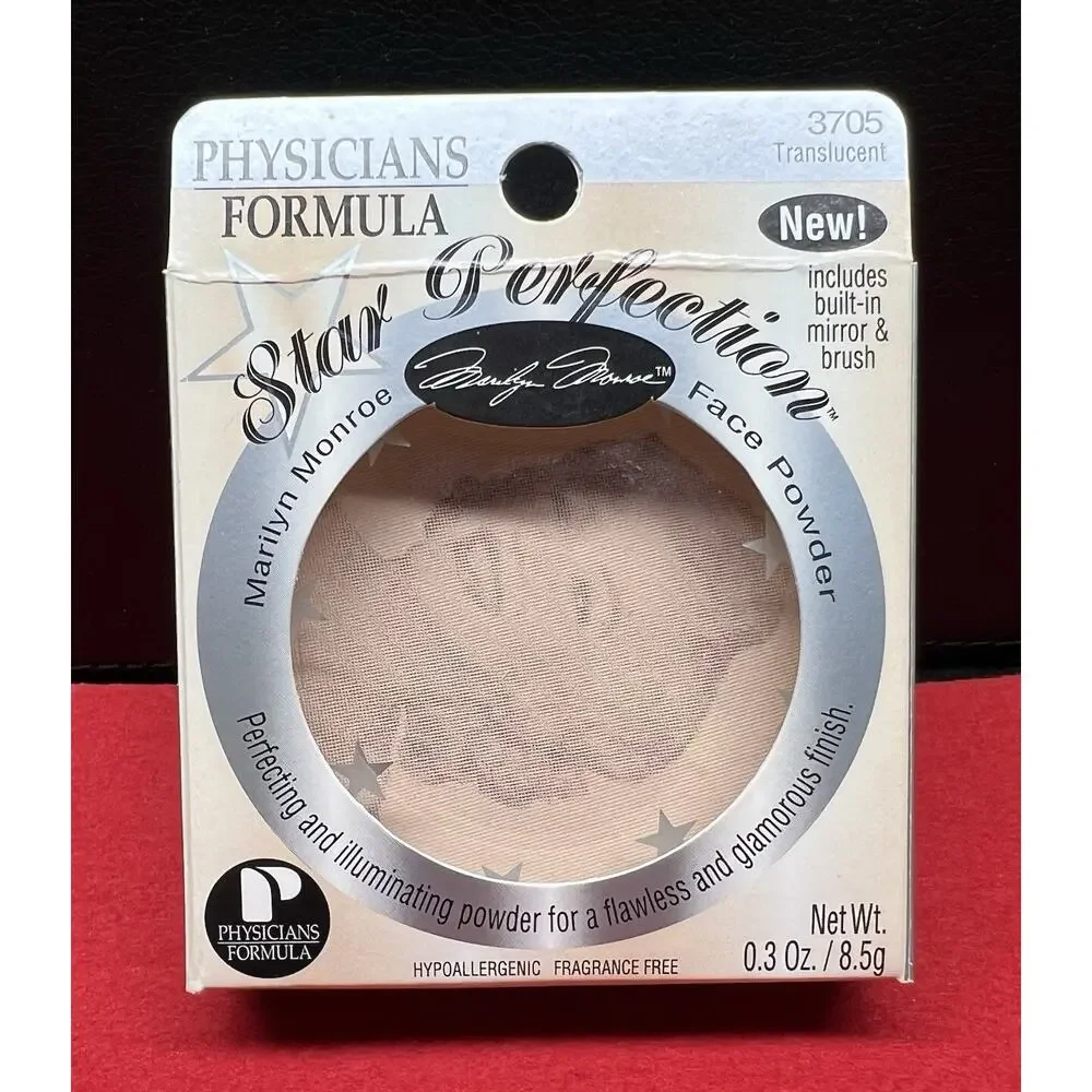 PHYSICIANS FORMULA Star Perfection Marilyn Monroe Face Powder #3705 Translucent‎
